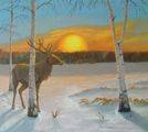 Sunset
(12.12.2004; oil on hardboard; 47x53 cm)
Anna Zinkovsky