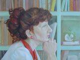 The Librarian
(04.07.2006; oil on hardboard; 30x40 cm)
Anna Zinkovsky