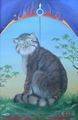 Cat
(17.05.2001; oil on hardboard; 30x20 cm)
Anna Zinkovsky